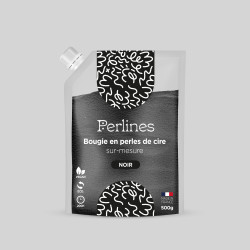 Perles de cire - Noir