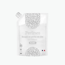 Perles de cire - Blanc