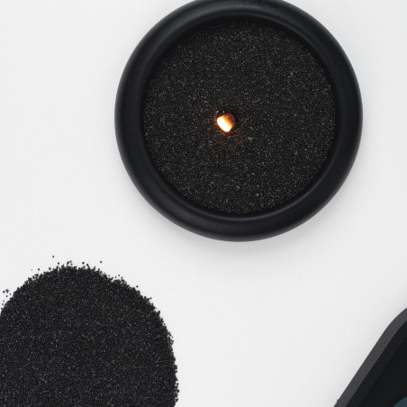 Bougie en perles de cire I Noir I -35% sur la première commande